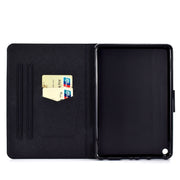 For Amazon Fire Max 11 2023 Colored Drawing Smart Leather Tablet Case(Couple Owls)
