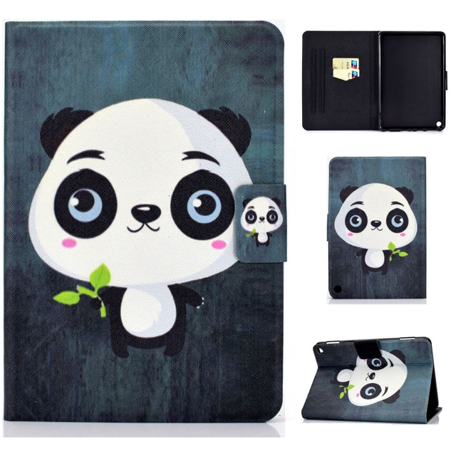 For Amazon Fire Max 11 2023 Colored Drawing Smart Leather Tablet Case(Big Head Bear) - Amazon by PMC TechLife | Online Shopping South Africa | PMC TechLife | Buy Now Pay Later Mobicred