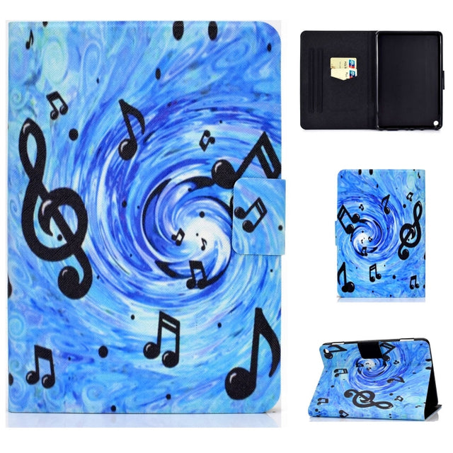 For Amazon Fire Max 11 2023 Colored Drawing Smart Leather Tablet Case(Musical Score) - Amazon by PMC TechLife | Online Shopping South Africa | PMC TechLife | Buy Now Pay Later Mobicred