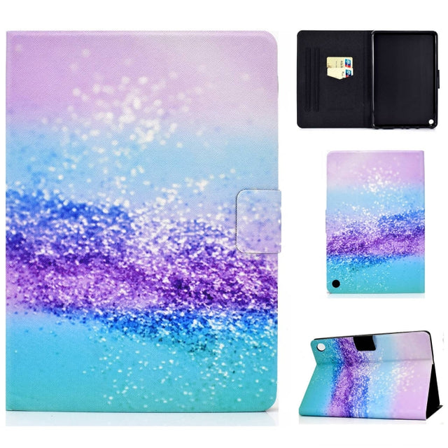 For Amazon Fire Max 11 2023 Colored Drawing Smart Leather Tablet Case(Color Sand) - free shipping - PMC TechLife - Order now!