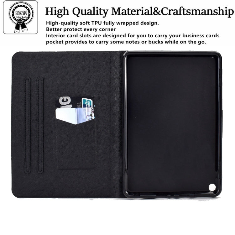 For Amazon Fire Max 11 2023 Colored Drawing Smart Leather Tablet Case(Waterdrop)