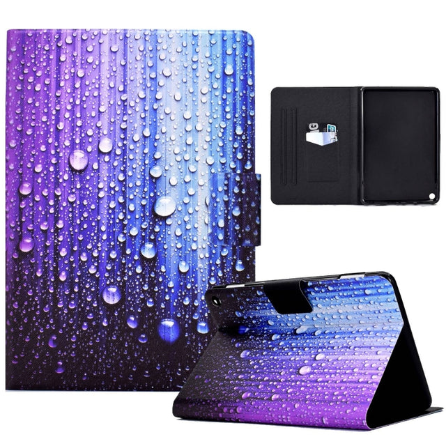 For Amazon Fire Max 11 2023 Colored Drawing Smart Leather Tablet Case(Waterdrop) - Amazon by PMC TechLife | Online Shopping South Africa | PMC TechLife | Buy Now Pay Later Mobicred