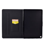 For Amazon Fire Max 11 2023 Colored Drawing Smart Leather Tablet Case(Blue Butterfly)