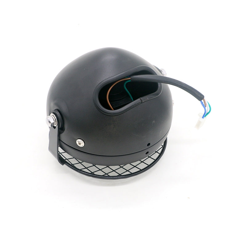 Motorcycle Reticular Retro Lamp LED Headlight Modification Accessories for Halley / Honda CG125 / Suzuki GN125(White) - Headlights by PMC TechLife | Online Shopping South Africa | PMC TechLife | Buy Now Pay Later Mobicred