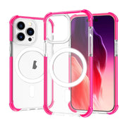 For iPhone 15 Pro Max Acrylic Magsafe Magnetic Shockproof Phone Case(Pink)
