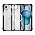 For iPhone 16e Acrylic Magsafe Magnetic Shockproof Phone Case(Black) - iPhone 16e Cases by PMC TechLife | Online Shopping South Africa | PMC TechLife | Buy Now Pay Later Mobicred