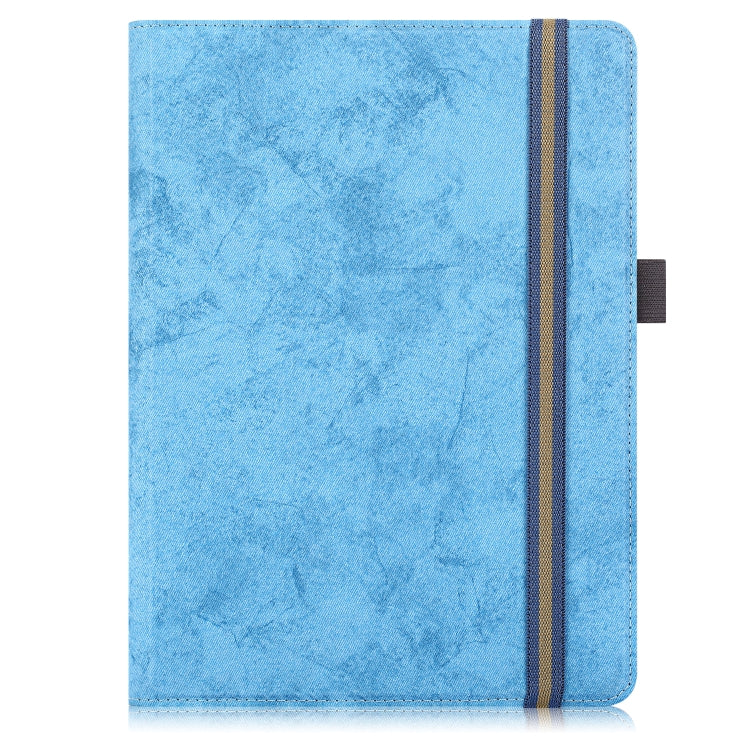 For 9-11 inch Marble Cloth Texture Horizontal Flip Universal Tablet PC Leather Case with Pen Slot & Holder(Sky Blue) - 10 - 11 inch by PMC TechLife | Online Shopping South Africa | PMC TechLife | Buy Now Pay Later Mobicred