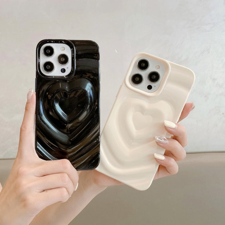 For iPhone 13 3D Love Pattern Phone Case(Silver) - iPhone 13 Cases by PMC TechLife | Online Shopping South Africa | PMC TechLife