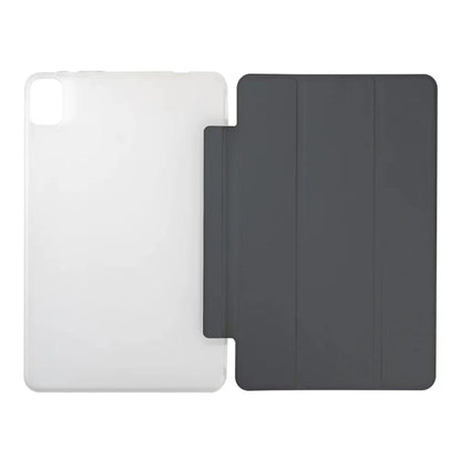 For Teclast T40S 3-Fold Holder Folio Leather Tablet Smart Case(Grey) - Teclast by TECLAST | Online Shopping South Africa | PMC Jewellery | Buy Now Pay Later Mobicred