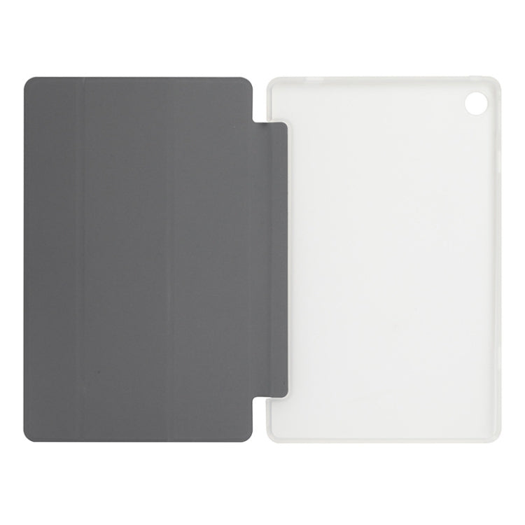 For Teclast M40 Pro 3-Fold Holder Folio Leather Tablet Smart Case(Grey) - Teclast by TECLAST | Online Shopping South Africa | PMC Jewellery | Buy Now Pay Later Mobicred