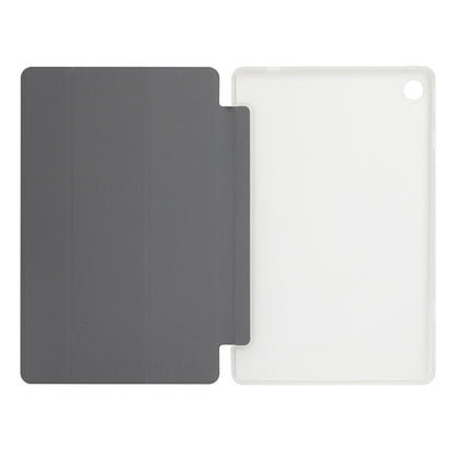 For Teclast M40 Pro 3-Fold Holder Folio Leather Tablet Smart Case(Grey) - Teclast by TECLAST | Online Shopping South Africa | PMC Jewellery | Buy Now Pay Later Mobicred