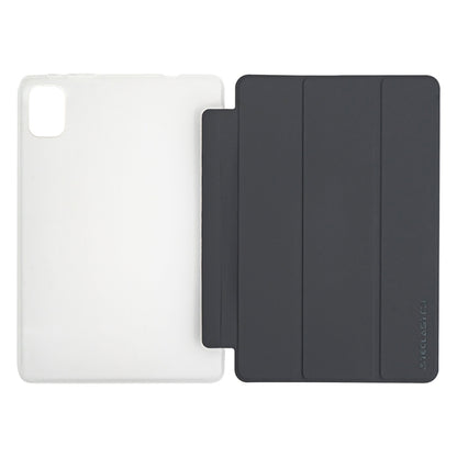 For Teclast P40 HD 3-Fold Holder Folio Leather Tablet Smart Case(Grey) - Teclast by TECLAST | Online Shopping South Africa | PMC Jewellery | Buy Now Pay Later Mobicred