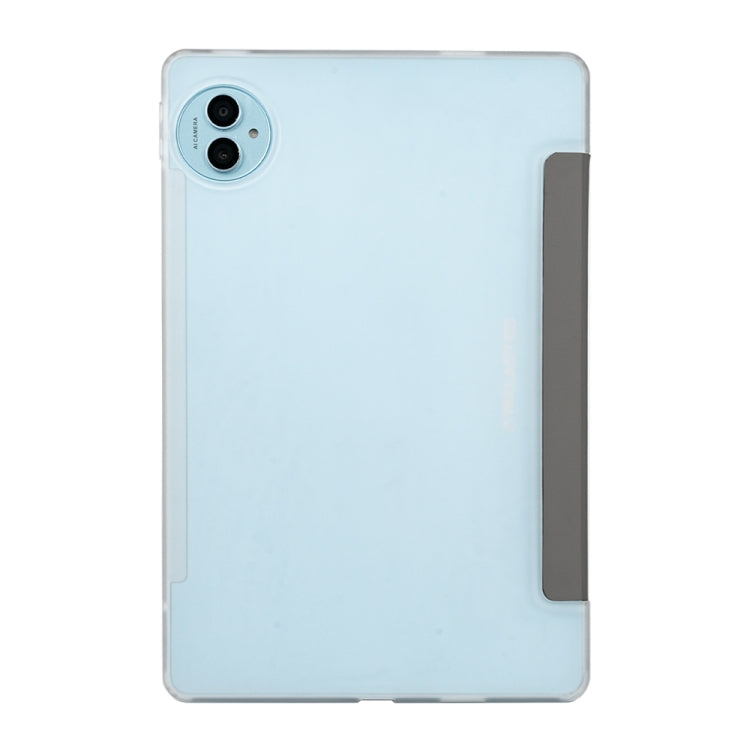 For Teclast P50 3-Fold Holder Folio Leather Tablet Smart Case(Grey) - free shipping - PMC Jewellery - Order now!