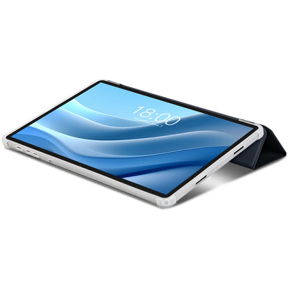For Teclast T50 HD / T50 Max 3-Fold Holder Folio Leather Tablet Smart Case(Grey) - Teclast by TECLAST | Online Shopping South Africa | PMC Jewellery | Buy Now Pay Later Mobicred