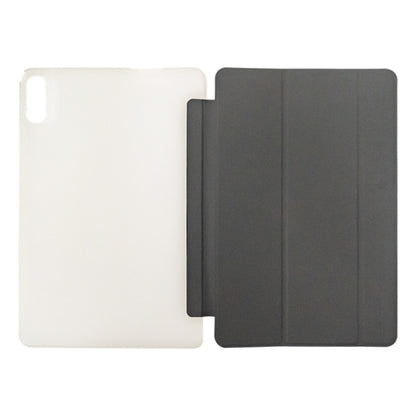 For Teclast P30T 3-Fold Holder Folio Leather Tablet Smart Case(Grey) - Teclast by TECLAST | Online Shopping South Africa | PMC Jewellery | Buy Now Pay Later Mobicred