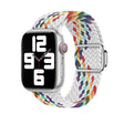 For Apple Watch Ultra 2 49mm Nylon Loop Magnetic Buckle Watch Band(White Rainbow) - Watch Bands by PMC TechLife | Online Shopping South Africa | PMC TechLife | Buy Now Pay Later Mobicred