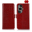 For Huawei Nova 11 Pro / 11 Ultra Crocodile Top Layer Cowhide Leather Phone Case(Red) - Huawei Cases by PMC TechLife | Online Shopping South Africa | PMC TechLife | Buy Now Pay Later Mobicred