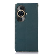 For Huawei Nova 11 Pro / 11 Ultra KHAZNEH Nappa Top Layer Cowhide Leather Phone Case(Green)