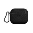 For AirPods 3 Woven Skin Texture PC TWS Earphone Protective Case(Black) - For AirPods 3 by PMC Jewellery | Online Shopping South Africa | PMC Jewellery | Buy Now Pay Later Mobicred