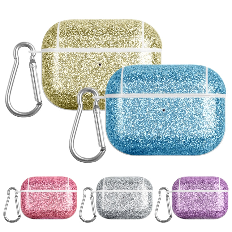 For AirPods 3 Glitter Powder Skin Texture PC TWS Earphone Case(Silver) - For AirPods 3 by PMC Jewellery | Online Shopping South Africa | PMC Jewellery | Buy Now Pay Later Mobicred