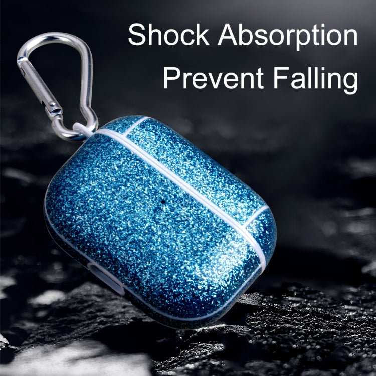 For AirPods 3 Glitter Powder Skin Texture PC TWS Earphone Case(Gold) - For AirPods 3 by PMC Jewellery | Online Shopping South Africa | PMC Jewellery | Buy Now Pay Later Mobicred