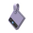 For Motorola Razr 40 Hand Strap Type Leather Phone Case(Purple) - Motorola Cases by PMC TechLife | Online Shopping South Africa | PMC TechLife