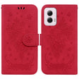 For Motorola Moto G Power 5G 2024 Butterfly Rose Embossed Leather Phone Case(Red) - Motorola Cases by PMC Jewellery | Online Shopping South Africa | PMC Jewellery | Buy Now Pay Later Mobicred