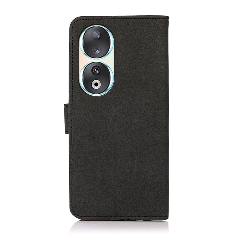 For Honor 90 KHAZNEH Matte Texture Leather Phone Case(Black) - Honor Cases by PMC TechLife | Online Shopping South Africa | PMC TechLife | Buy Now Pay Later Mobicred
