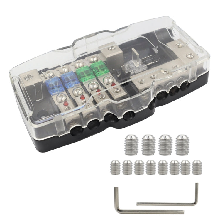 CP-0721 Orvac 0-4 GA 4 Circuit HD Fuse Power Distribution Block Ground Buss with LED Indicator - Fuse by PMC TechLife | Online Shopping South Africa | PMC TechLife | Buy Now Pay Later Mobicred