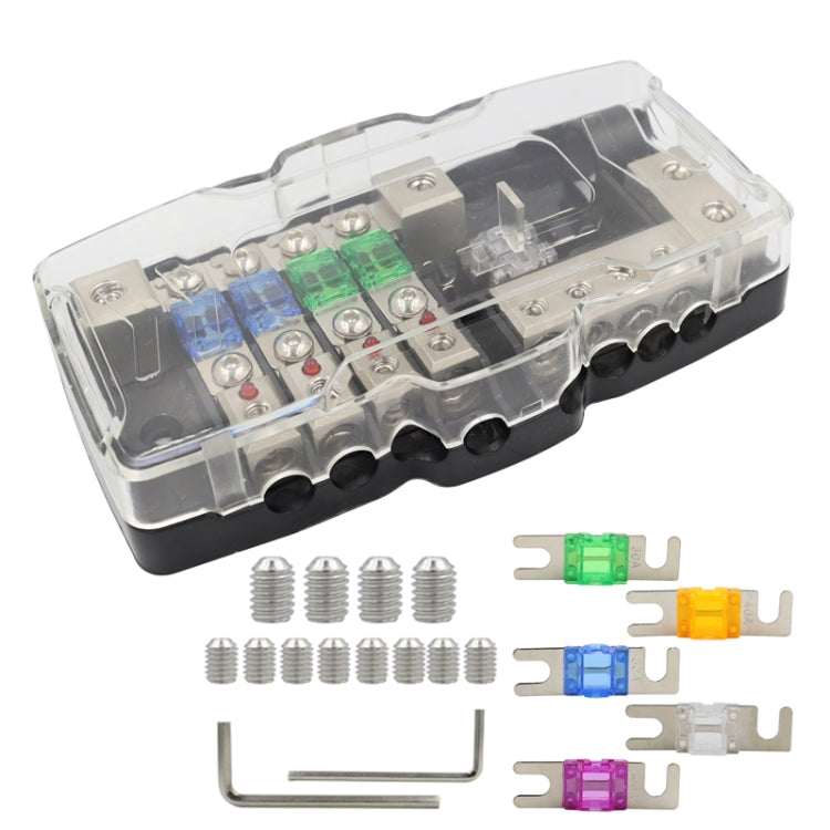 CP-0722 Orvac 0-4 GA 4 Circuit HD Fuse Power Distribution Block Ground Buss with LED Indicator - Fuse by PMC TechLife | Online Shopping South Africa | PMC TechLife | Buy Now Pay Later Mobicred