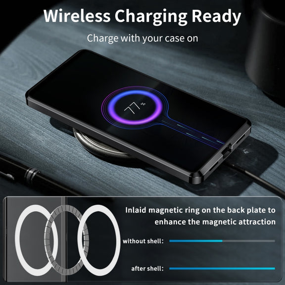 For Sony Xperia 1 VI Frosted Metal MagSafe Magnetic Phone Case(Black)