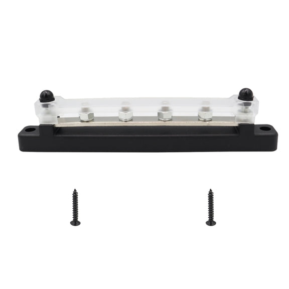 CP-3121-02 150A 48V RV Yacht Car Single-row 4-way Terminal Busbar