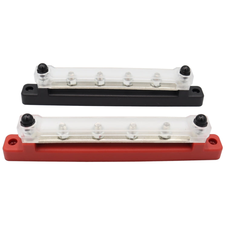 CP-3122 1 Pair 150A 48V RV Yacht Car High Current Single-row 4-way Terminal Busbar - Booster Cable & Clip by PMC TechLife | Online Shopping South Africa | PMC TechLife | Buy Now Pay Later Mobicred