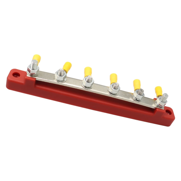 CP-3123 RV Yacht 150A High Current Single-row 4-way Busbar with 6pcs Terminals - Booster Cable & Clip by PMC TechLife | Online Shopping South Africa | PMC TechLife | Buy Now Pay Later Mobicred