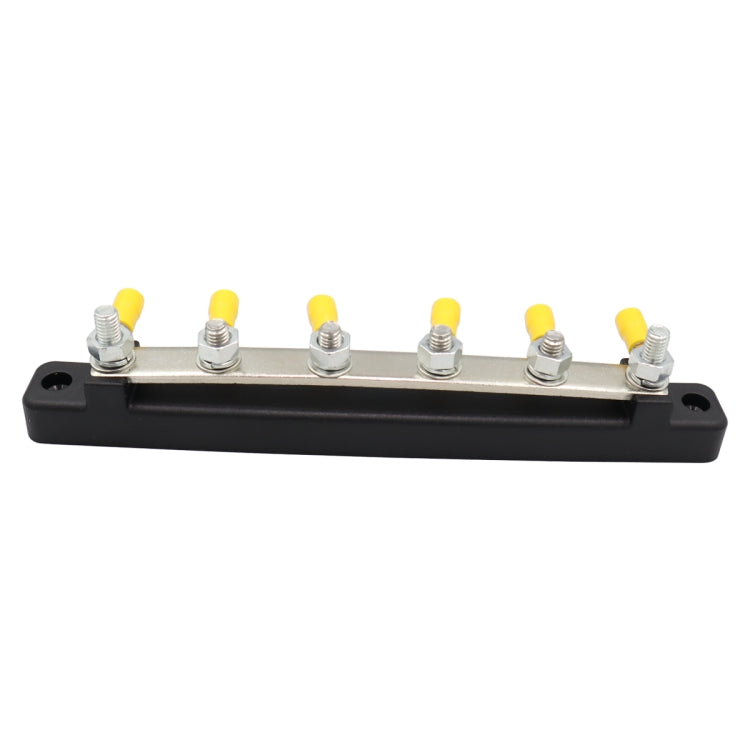 CP-3124 RV Yacht 150A High Current Single-row 4-way Busbar with 6pcs Terminals - Booster Cable & Clip by PMC TechLife | Online Shopping South Africa | PMC TechLife | Buy Now Pay Later Mobicred