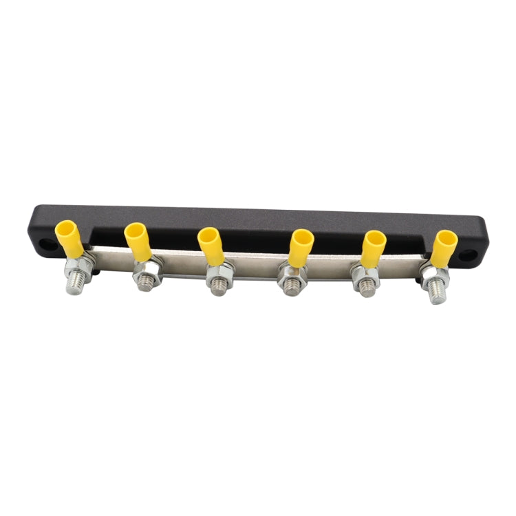 CP-3124 RV Yacht 150A High Current Single-row 4-way Busbar with 6pcs Terminals - Booster Cable & Clip by PMC TechLife | Online Shopping South Africa | PMC TechLife | Buy Now Pay Later Mobicred