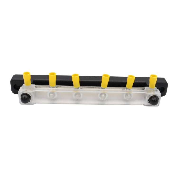 CP-3124 RV Yacht 150A High Current Single-row 4-way Busbar with 6pcs Terminals - Booster Cable & Clip by PMC TechLife | Online Shopping South Africa | PMC TechLife | Buy Now Pay Later Mobicred