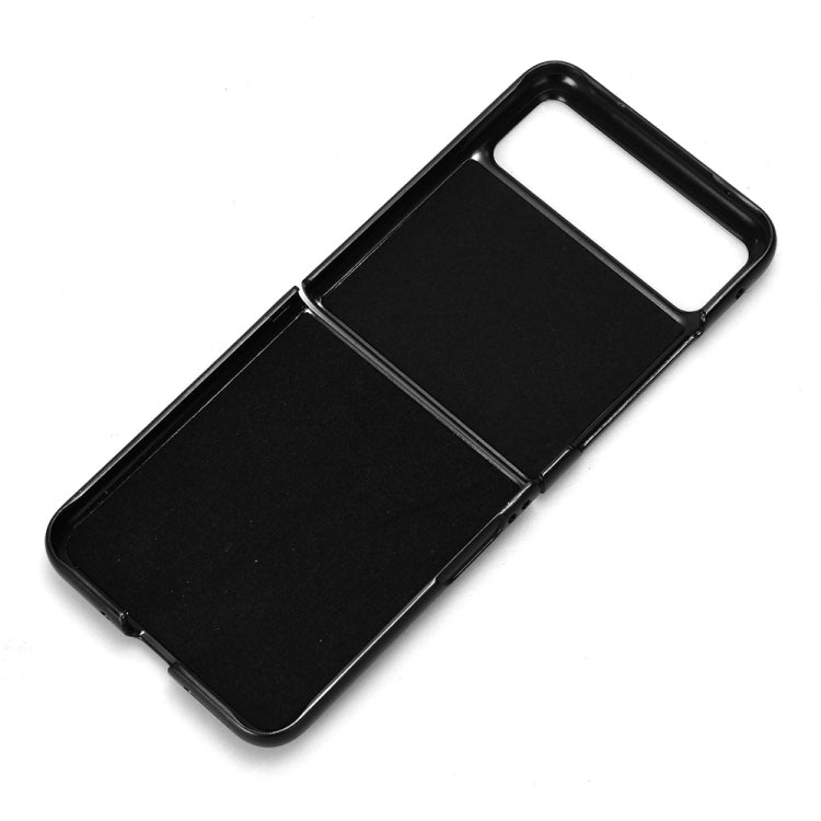 For Motorola Moto Razr 40 Litchi Texture Back Cover Phone Case(Brown)