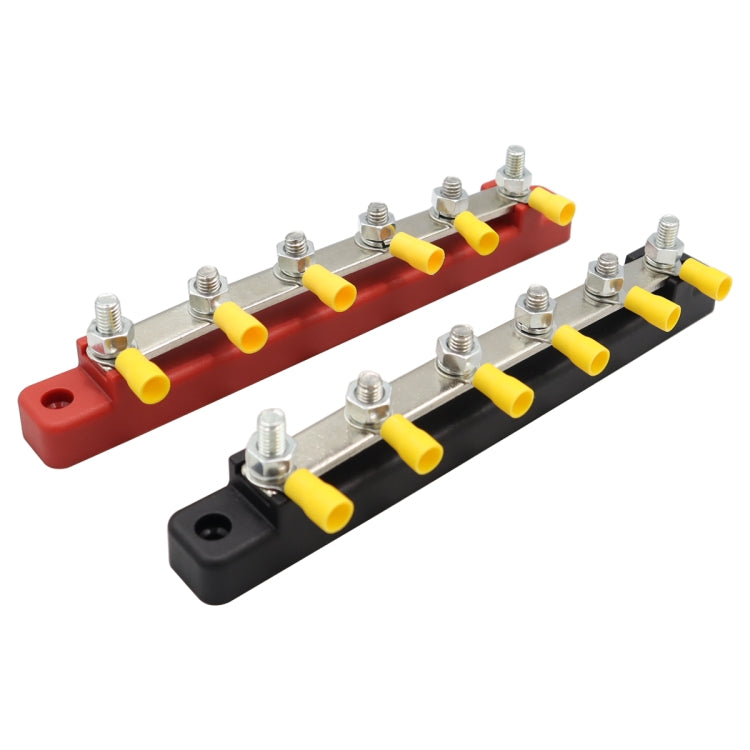 CP-3125 1 Pair RV Yacht 150A High Current Single-row 4-way Busbar with 12pcs Terminals - Booster Cable & Clip by PMC TechLife | Online Shopping South Africa | PMC TechLife | Buy Now Pay Later Mobicred