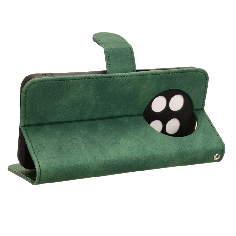 For Ulefone Note 15 Skin Feel Magnetic Flip Leather Phone Case(Green) - Ulefone Cases by PMC Jewellery | Online Shopping South Africa | PMC Jewellery | Buy Now Pay Later Mobicred