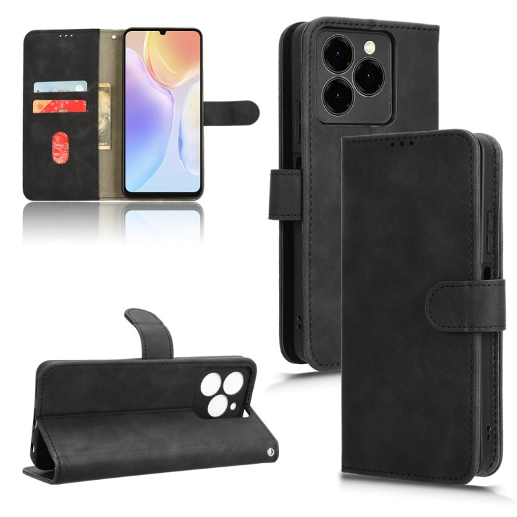 For Ulefone Note 20 Pro Skin Feel Magnetic Flip Leather Phone Case(Black) - free shipping - PMC Jewellery - Order now!