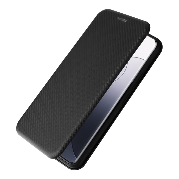 For Xiaomi 14 Pro Carbon Fiber Texture Flip Leather Phone Case(Black) - 14 Pro Cases by PMC TechLife | Online Shopping South Africa | PMC TechLife