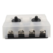 CP-3157 M10 RV Modified Yacht Double-row 4-way Busbar with Dust Cover