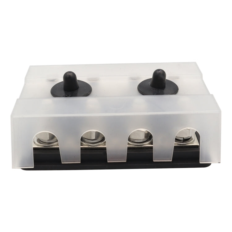 CP-3157 M10 RV Modified Yacht Double-row 4-way Busbar with Dust Cover