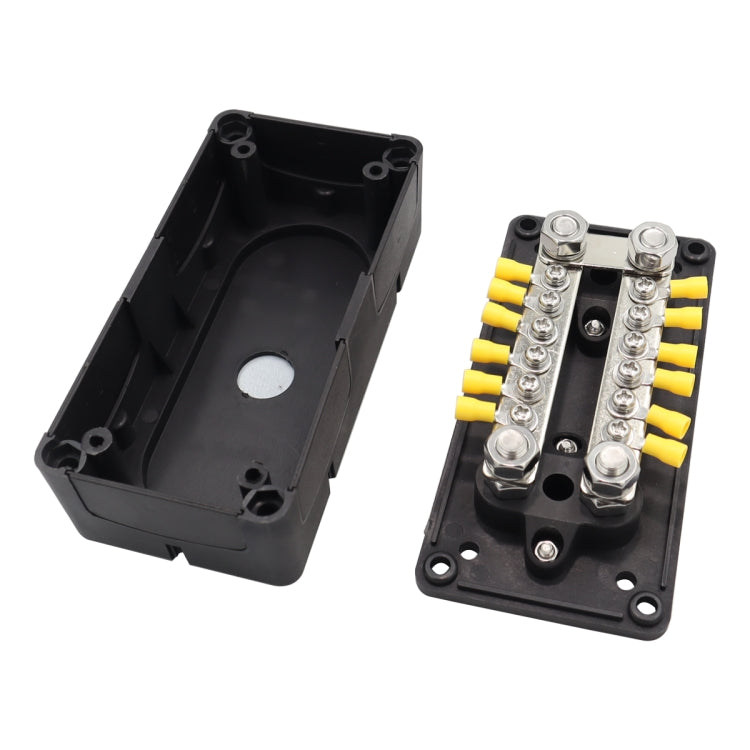 CP-3160 1 Pair 300A 12-48V RV Yacht Modified Double Row 12-way M6 Terminal Busbar with 24pcs Terminals - Booster Cable & Clip by PMC TechLife | Online Shopping South Africa | PMC TechLife | Buy Now Pay Later Mobicred