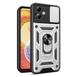 For Motorola Moto G14 Sliding Camera Cover Design TPU+PC Phone Case(Silver) - Motorola Cases by PMC TechLife | Online Shopping South Africa | PMC TechLife | Buy Now Pay Later Mobicred