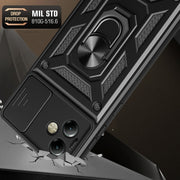 For Motorola Moto G14 Sliding Camera Cover Design TPU+PC Phone Case(Silver)
