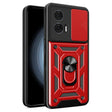 For Motorola Edge 50 Fusion Sliding Camera Cover Design TPU+PC Phone Case(Red) - free shipping - PMC TechLife - Order now!