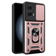 For Motorola Edge 50 Fusion Sliding Camera Cover Design TPU+PC Phone Case(Rose Gold) - free shipping - PMC TechLife - Order now!