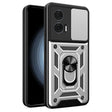 For Motorola Edge 50 Fusion Sliding Camera Cover Design TPU+PC Phone Case(Silver) - free shipping - PMC TechLife - Order now!